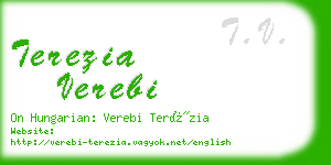 terezia verebi business card